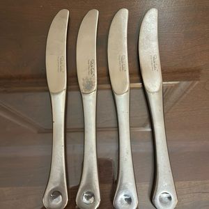 Robert Welch PENDULUM 18/10 Stainless Satin Set of 4 Dinner Knives 9 1/4"
